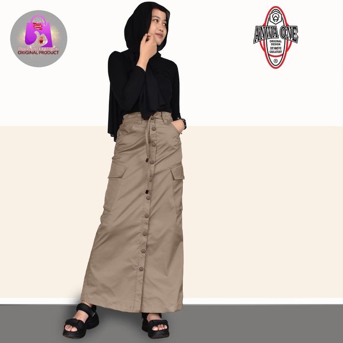 Gambar Rok formal wanita hitam Rok span panjang formal kantor Rok span kuliah - Mocca model 1, XL dari D'PARLENTE FASHION undefined Tokopedia
