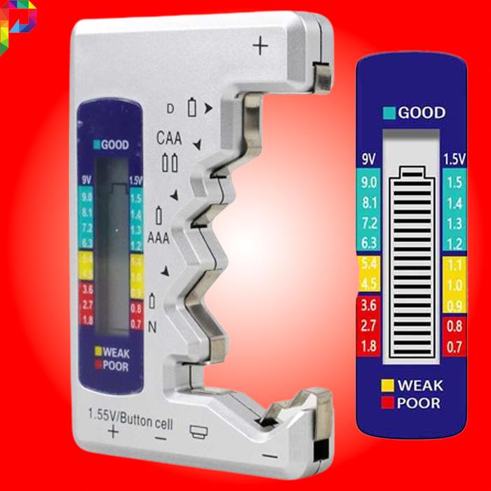 Gambar Tester Alat Uji Penguji Kapasitas Baterai Universal Battery Capacity Checker AA AAA dari Pradhana-Shop undefined Tokopedia