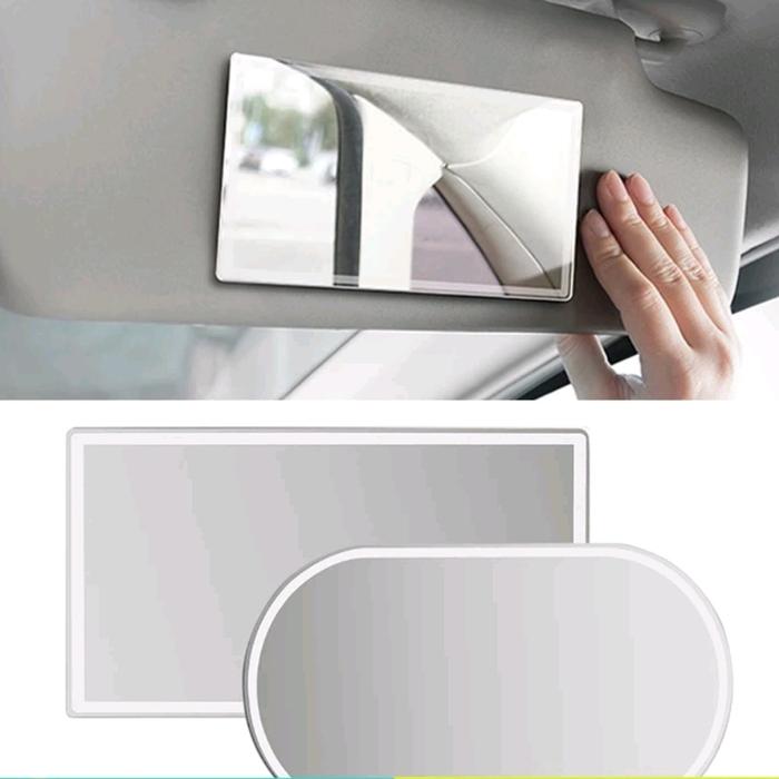 Gambar Sun visor make up mobil mirror bahan stainless steel anti pecah/cermin - Oval dari SAMUDRA BERJAYA 88 undefined Tokopedia