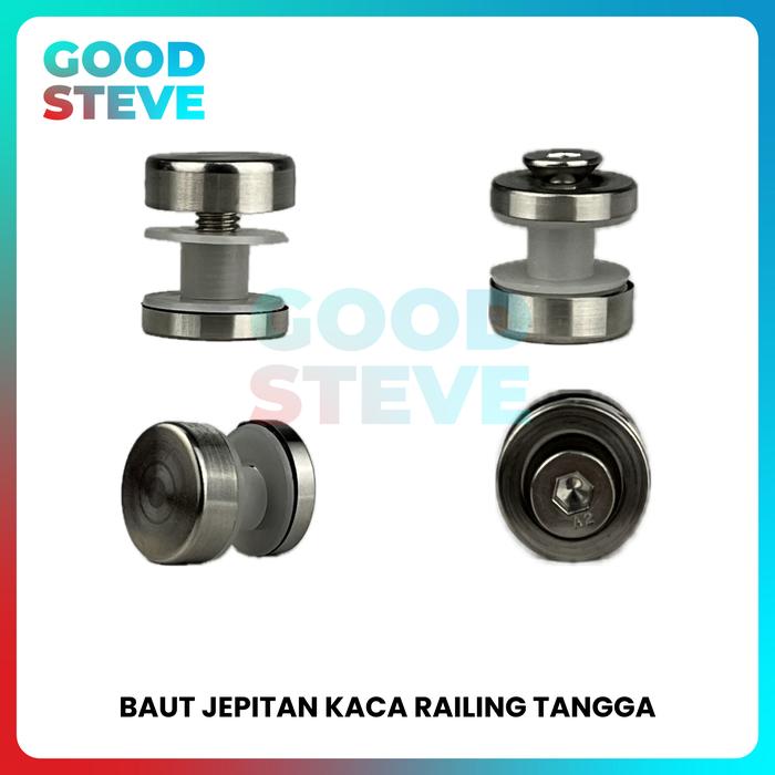 Jual Baut Jepitan Kaca Railing Tangga Stainless - Jakarta Barat ...