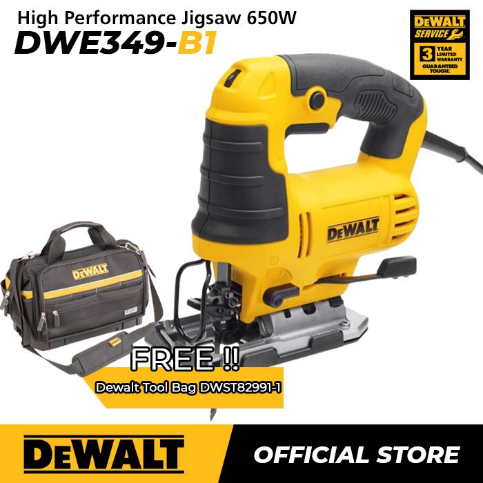 Gambar Dewalt Jigsaw / Pemotong Kayu Listrik 650W DWE349 - + DWST82991-1 dari Dewalt ID undefined Tokopedia