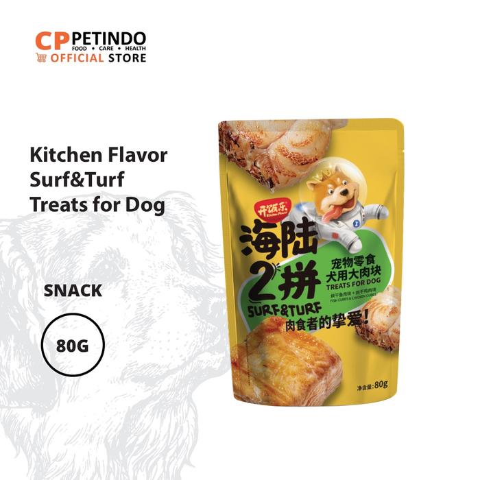 Gambar Kitchen Flavor Cat Dog Premium Snack Surf & Turf Makanan Kucing 80gr - KF Snack DOG dari Surabaya Pet Center 2 undefined Tokopedia