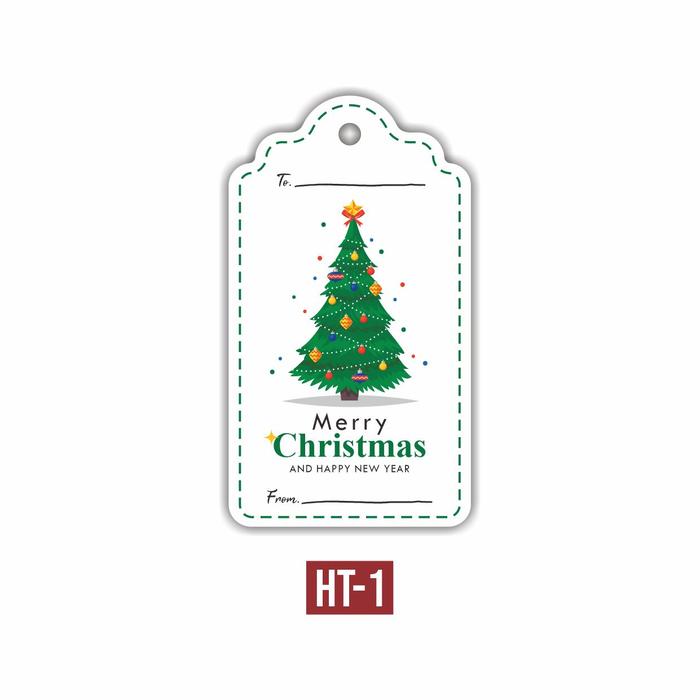 Gambar Hang Tag Natal Christmas - HT-1, 5x9cm dari Nex Printshop undefined Tokopedia