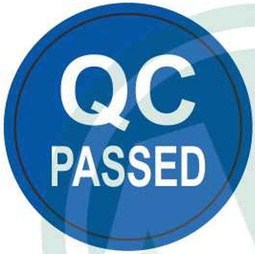 Gambar STICKER QC PASS UKURAN 4CM - Biru, XS 4cm dari StikerPilkada2000 undefined Tokopedia