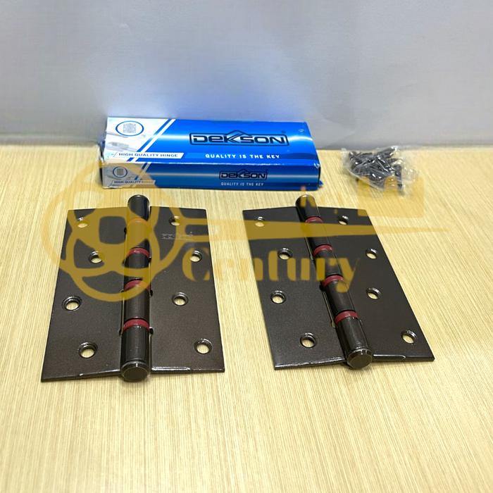 Gambar Engsel Nylon Dekkson 4 Inch Engsel Kupu 4" x 3" x 2 MM 4 NR Dekson - Brown dari CenturyKey88 undefined Tokopedia