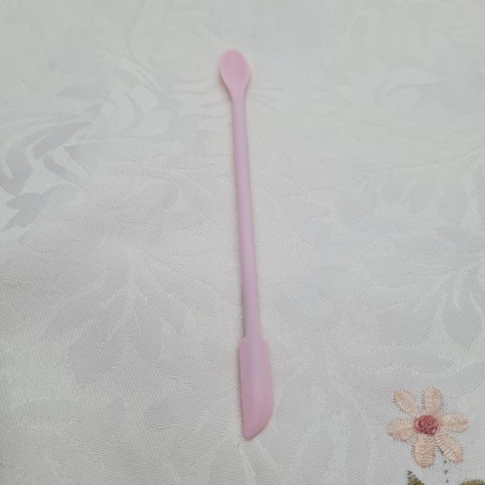 Gambar silicone 2in1 slim spoon / bottle scraper / spatula pembersih botol/sp - baby pink dari etc shopline undefined Tokopedia