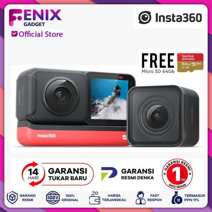 Insta360 One R Twin Edition Action Cam Garansi Resmi Tahun