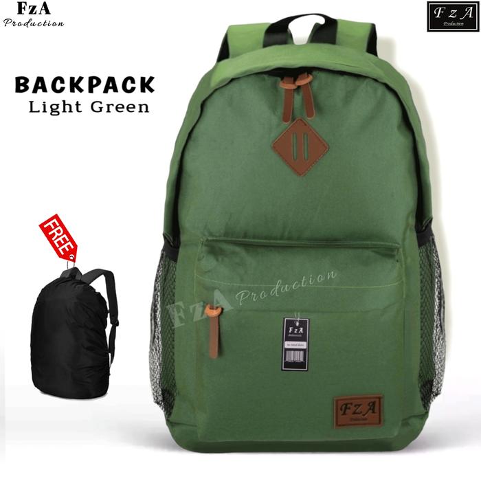 Gambar FzA - Tas Ransel Distro Backpack Tas Ransel Laptop waterproof - RCV34 - Light Green + dari FzA Official undefined Tokopedia