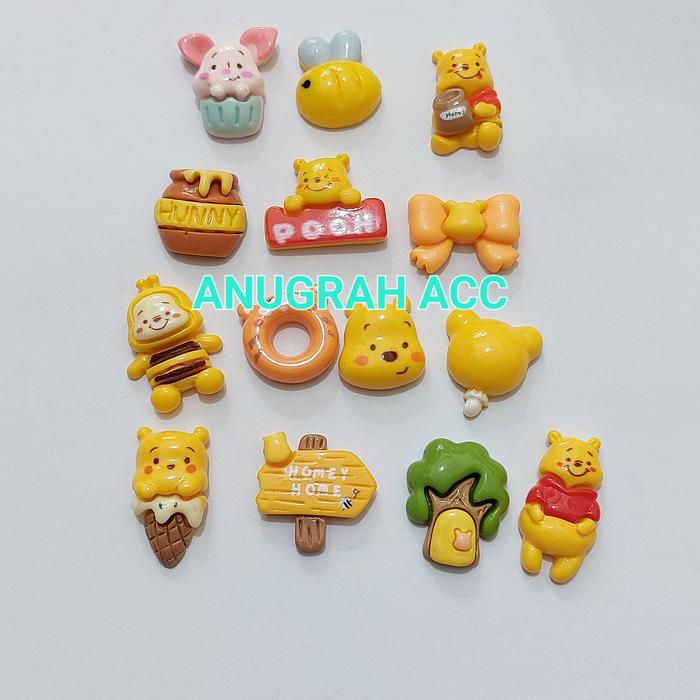Gambar clay winnie the pooh / clay tempel winnie the pooh isi 10pcs dari ANUGRAH ACC02 undefined Tokopedia