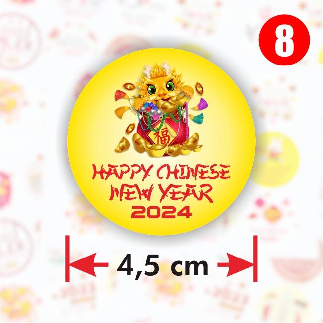 Jual Sticker Label Selamat Tahun Baru Imlek Happy Chinese New Year