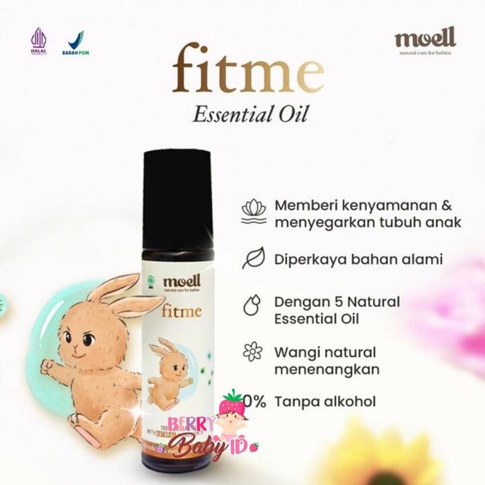 Gambar Moell Natural Essential Oil Minyak Esensial Aroma Terapi Bayi Anak - Fitme dari Berry Baby Kota Bandung Tokopedia