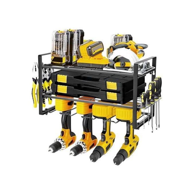 Gambar Best Power Tool Organizer Mount Drill Holder 3 Layer Storage Rac dari Input Market undefined Tokopedia