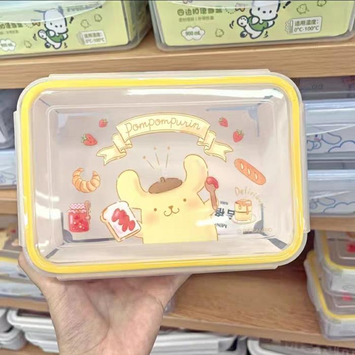 Gambar Miniso x Sanrio Kotak Makan Model Lock Sanrio 900mL (ORI MINISO) - Pompompurin dari Hello Kitty Indonesia undefined Tokopedia
