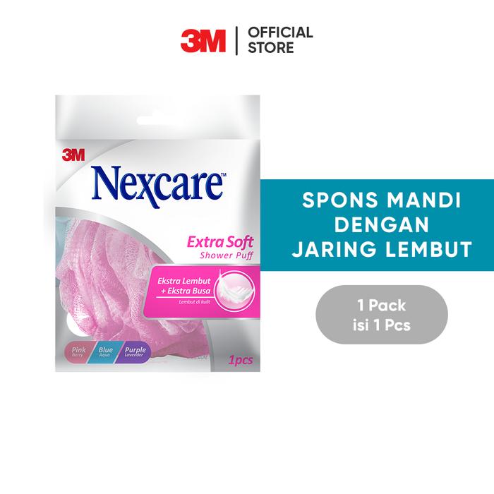 Gambar 3M Nexcare Shower Puff, Lembut di kulit, 1 pc - 1 pcs dari 3M Indonesia Official undefined Tokopedia