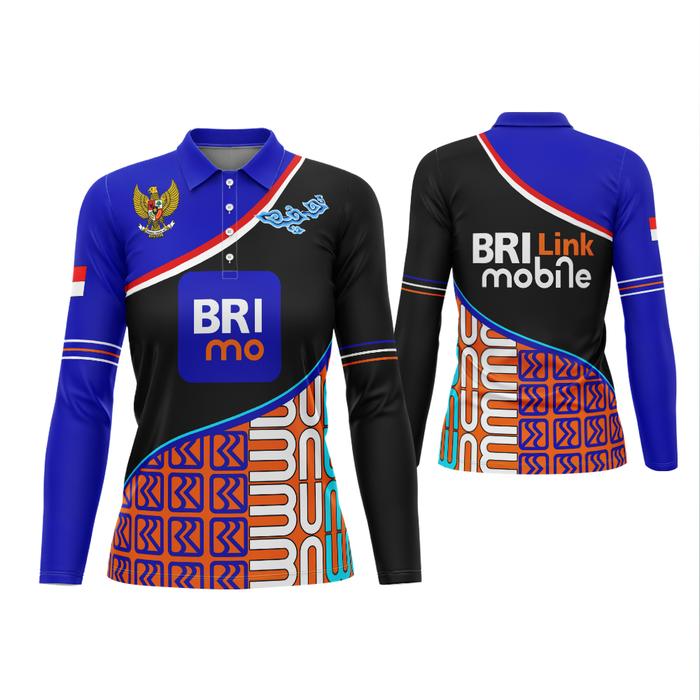 Gambar Kaos brimo pria berkerah baju Brimo BRI Mobile Logo Perusahaan Bank - WANGKI WANITA, M dari Aywunaz Custom undefined Tokopedia