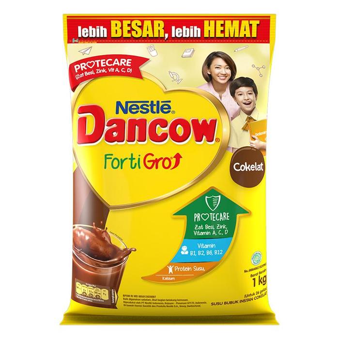 Gambar Dancow Fortigro Cokelat Susu Bubuk Instant 1000 g dari qiqisMarket undefined Tokopedia