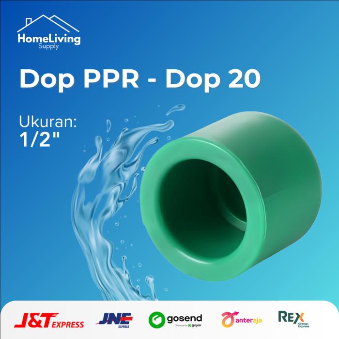 Gambar Dop PPR 1/2 inch atau 20mm Cap / Penutup Pipa PPR - Cap 3/4 in - Dop 20 dari HOMELIVING SUPPLY undefined Tokopedia