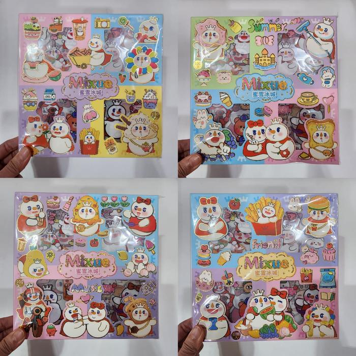Gambar Stiker Sanrio PET Korea 100 lbr Kado Souvenir Viral Cutting Sticker - MIXUE RAINBOW dari MadisonShop undefined Tokopedia