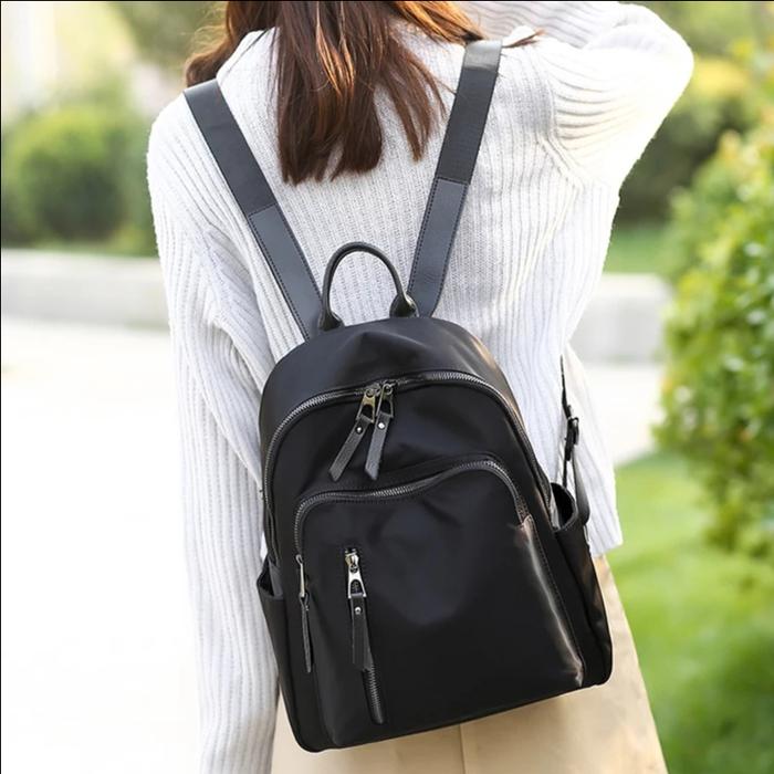 Gambar Tas Ransel Wanita Remaja Kecil Mini Bag Backpack Hitam Korean Style dari NANA BAGSTORE undefined Tokopedia