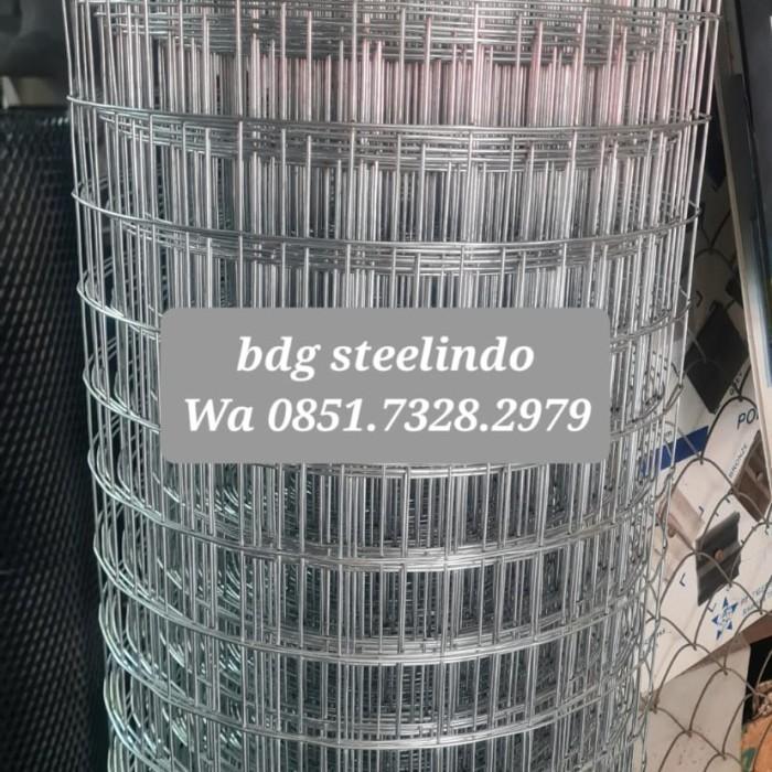 Gambar Wiremesh Roll 50x15 x 1.6mm x 1m x 60m / Ram Kawat Loket Galvanis Jaring 5x15 / Besi Power Mes Mesh Rol dari Bdg.Steelindo undefined Tokopedia