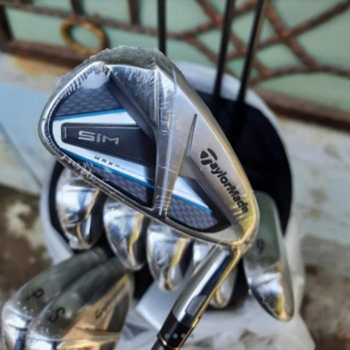 Gambar Full Set Stick Golf Iron Taylor Made Sim Max dari Libra golf undefined Tokopedia