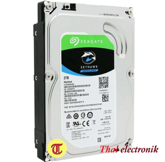 Gambar Hardisk Cctv 500GB/1TB/2TB Skyhawk Sata 3.5 HDD For Cctv - 2TB Skyhawk dari THAL ELECTRONIK undefined Tokopedia