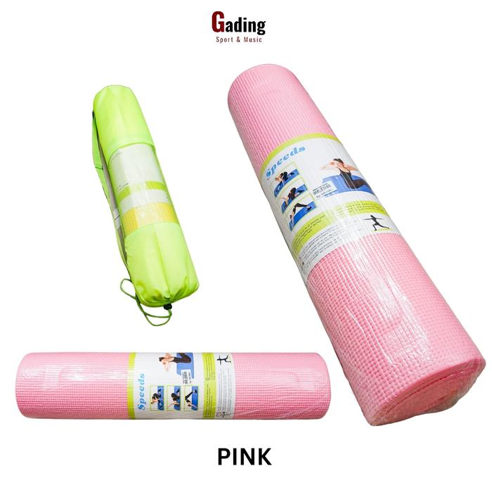Gambar Matras Yoga Speeds / Yoga Mat Speeds 8mm Original - Pink dari GadingSport_NEW undefined Tokopedia