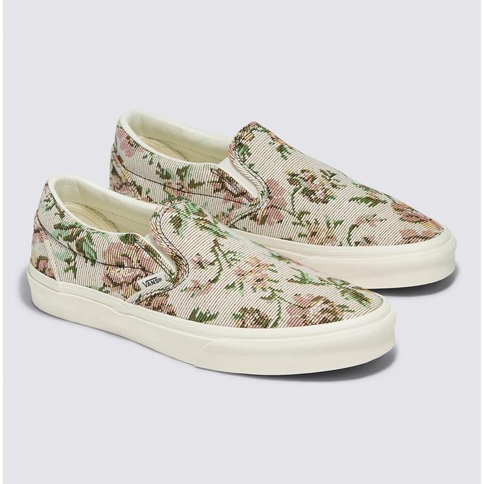 Floral Marshmallow Vans Vintage Slip On Vans Floral Vans Classic