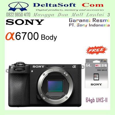 Gambar Sony A6700 / Sony Alpha 6700 / A6700 Body Mirrorless Camera - A6700 Body dari DeltaSoft Com undefined Tokopedia