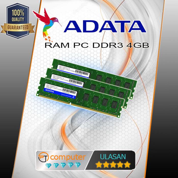Gambar Memory ram PC Ddr3 4gb original bergaransi - ADATA dari Partcomputer_NEW undefined Tokopedia