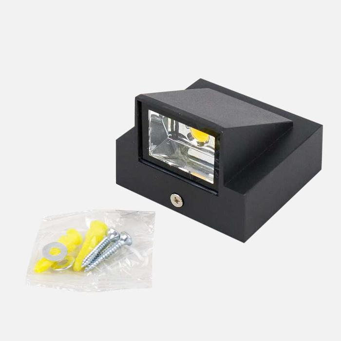 Gambar Lampu Dinding Taman Hias Outdoor Minimalis Waterproof Warm White 5W - Hitam dari Glotima undefined Tokopedia