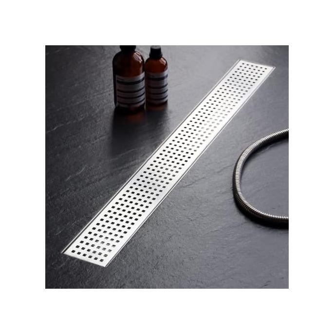 Gambar Best Sharpeye 24 Inch Linear Shower Drain With Removable Quadrate dari Gema Seven undefined Tokopedia
