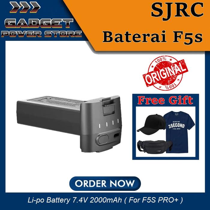 Gambar SJRC F5S PRO+  Lipo Battery 11.1V 2500mAh Baterai Drone ORIGINAL - No Bonus, 7.4V 2000mAh dari Gadget Power Store undefined Tokopedia