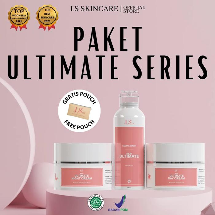 Gambar LS SKINCARE Paket Cream Brightening Boster Perawatan Kecantikan Wajah - P.Ultimate dari ViralSkincare undefined Tokopedia