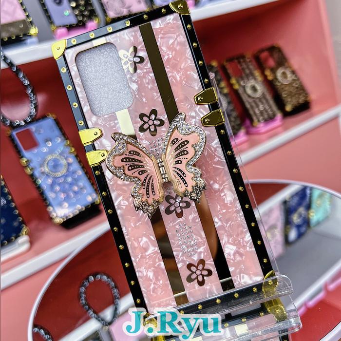 Gambar Jryu Oppo A5S A7 A12 F9 F9PRO Casing Hp Kupu Kupu Case Mewah Sultan - PINK, A5S=A7=A12 dari Case Sultan JRYU undefined 5 Tokopedia