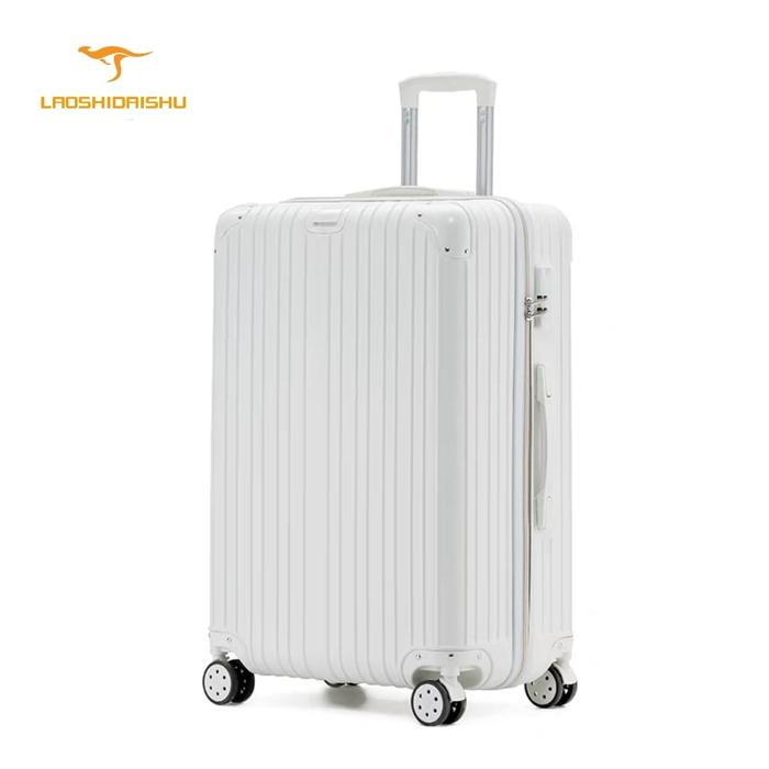 Gambar LAOSHIDAISHU - Koper PC Travel Good Quality 20 inch 22 inch 24 inch - Putih, 24in dari laoshidaishu undefined Tokopedia