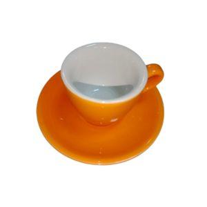 Gambar Zuma Set espresso demitasse Coffee Cup + Saucer Ceramic 70Ml x 2pcs - Kuning dari Maharaja Coffee undefined 4 Tokopedia