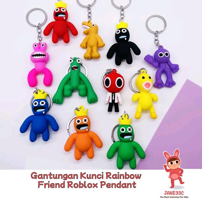 Gambar Gantungan Kunci Rainbow  Friend Roblox Pendant - Random dari Jane33C undefined Tokopedia