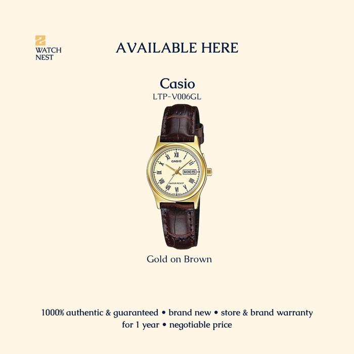 Gambar Jam Tangan Wanita Casio LTP V006L Romawi - Black dari 21 WATCHNEST undefined 5 Tokopedia
