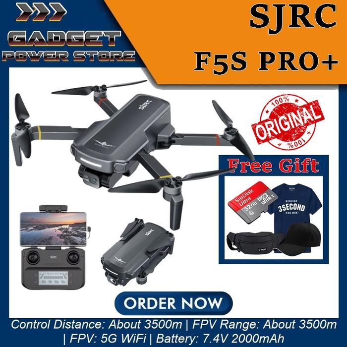 Gambar SJRC F5S PRO PLUS | SJRC F11S 4K PRO | SJRC F22S 4K PRO EIS GIMBAL - SJRC F5S PRO+, No Memory dari Gadget Power Store undefined Tokopedia