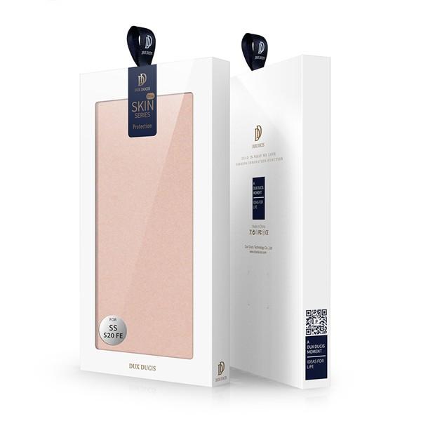 Gambar Case Samsung Galaxy S20 FE Flipcase Dux Ducis Original Skin Pro Series Luxury Case - Rose gold dari Toko Case Jakarta undefined Tokopedia