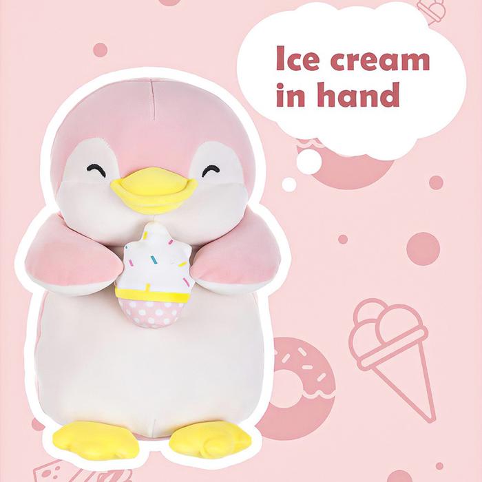 Gambar MINISO boneka Penguin mewah Lembut Dan Ramah Lingkungan Penguin Mainan - ice cream dari minisoshopid undefined Tokopedia