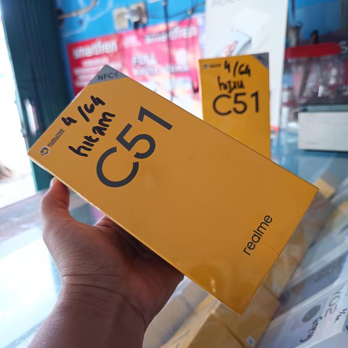 Gambar realme c51 ram 4/64gb baru - Hitam dari gunadigadget(gadget store) undefined Tokopedia