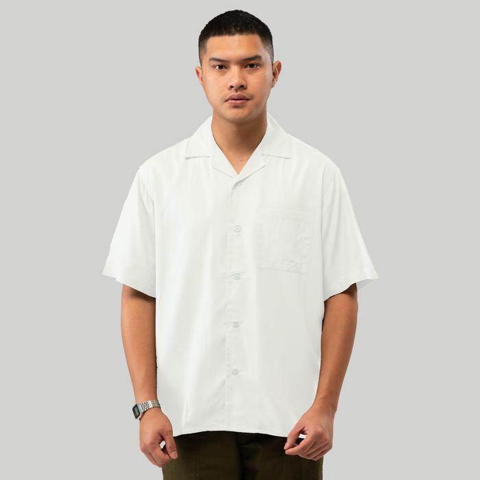 Gambar Obby Shirt - Kemeja Casual Tencel - White, XL dari Matteria Indonesia undefined Tokopedia