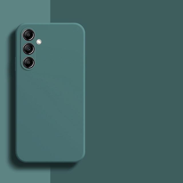 Gambar Aesthetic Case Samsung Galaxy A05s - Softcase Polosan Casing - Hijau Tua, A05s dari nucleo undefined Tokopedia