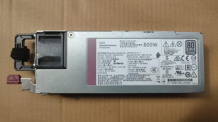 Gambar HP  800W Flex Slot Platinum Power Supply (PN: 865409-001) G10 dari iT Junkyard undefined Tokopedia