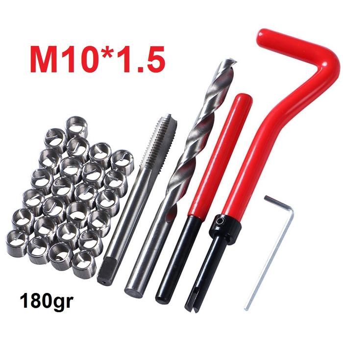 Gambar Recoil Helicoil Thread Repair Pro M6 M8 M5 M10 Alat Mobil Motor Ulir - M10x1.5 dari Rumixx_NEW undefined Tokopedia
