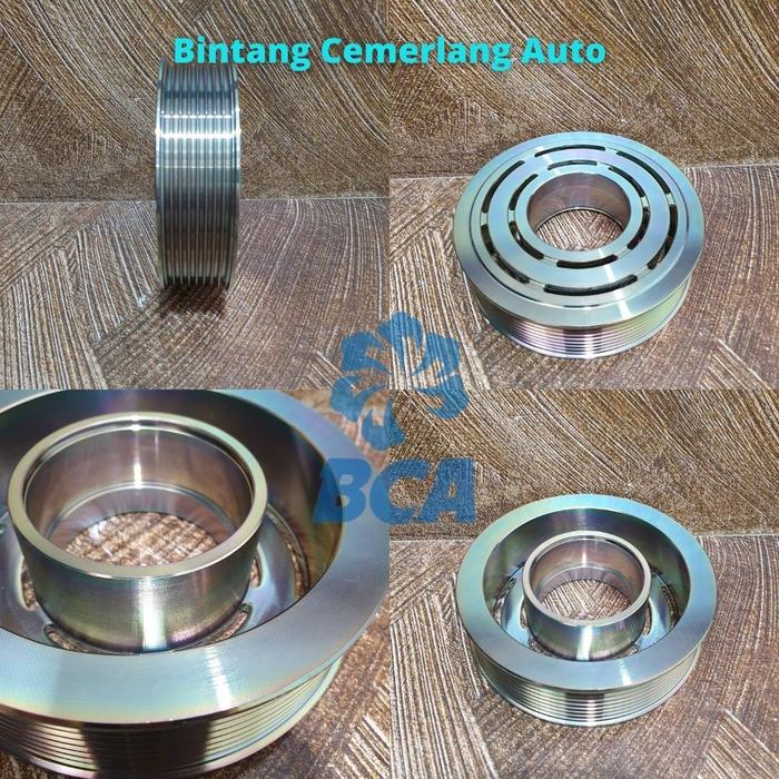 Gambar PULLY KOMPRESOR AC Sanden 507 8pk SET PULLY 507 8 PK LENGKAP BEARING dari bintangcemerlangauto undefined 5 Tokopedia