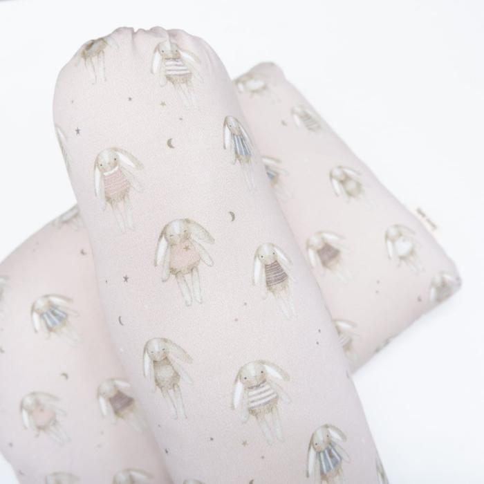 Gambar Carrol Baby Pillow & Bolster Baby Tencel - Bantal Guling Set Baby - Bunny Doll Pink, Pillow dari Carrol Baby undefined Tokopedia