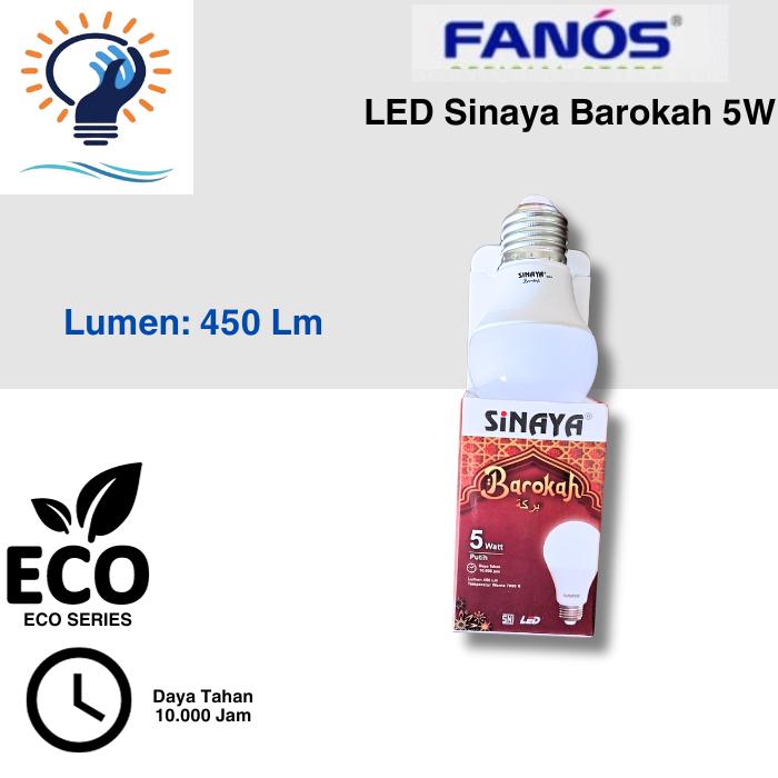 Gambar LED Sinaya Barokah 5 Watt Fanos dari Sinar Serayu Elektrik undefined Tokopedia